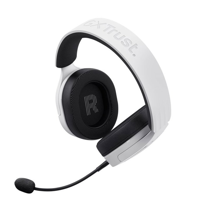 Trust Gaming GXT 489 Fayzo Auriculares Gaming con Micrófono, Blanco